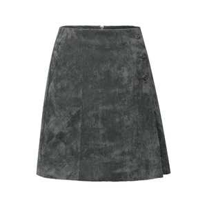 Kép 5/6 - Szoknya - wrap Corduroy skirt_solid 2508 WS02