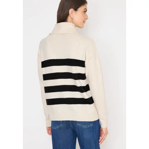 Kép 3/6 - OTLT Pulóver - EOS_cosy striped rollneck 2510 WS02
