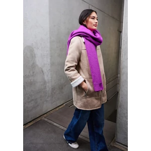 Kép 3/5 - OTLT Kieg.ruházat - STUDIO_Cosy Knit Scarf with Ba 2510 WS02