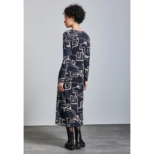 Kép 3/5 - OTLT Ruha - Mesh Dress_AOP 2501