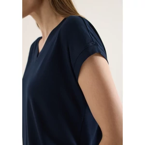 Kép 6/7 - Ing - Solid V-Neck Shirt - 2604
