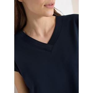 Kép 7/7 - Ing - Solid V-Neck Shirt - 2604
