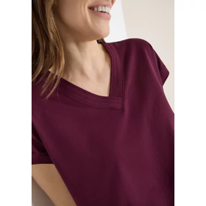 Kép 6/7 - Ing - Solid V-Neck Shirt - 2604