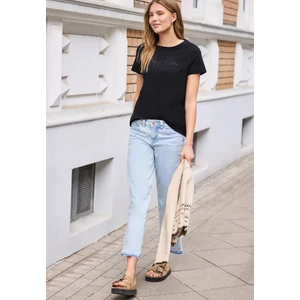 Kép 3/7 - Póló - SE_embroidered wording shirt - 2605
