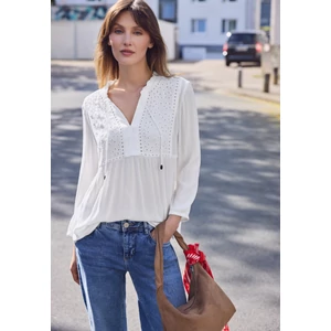 Kép 7/7 - Blúz-Ing - SE_Crinkled tunic blouse w emb - 2605