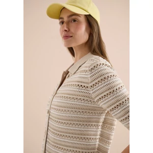 Kép 7/7 - Sweat - EOS_Structure stripe Polo Card - 2606