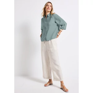 Kép 4/6 - Blúz - Buttoned shirtcollar blouse w 2506