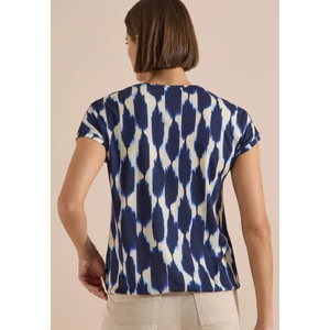 Kép 2/6 - Ing - TOS AOP Lace Shoulder T-Shirt - 26HW