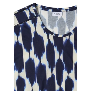 Kép 5/6 - Ing - TOS AOP Lace Shoulder T-Shirt - 26HW