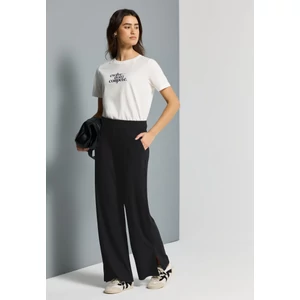 Kép 4/6 - Nadrág - Studio_Wide Leg Rib Jersey Sli 2507