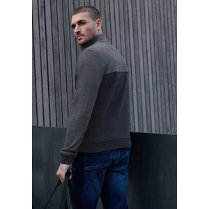 Kép 3/6 - Dzseki/Zakó Indoor - Sweat troyerjacket with colour 2601