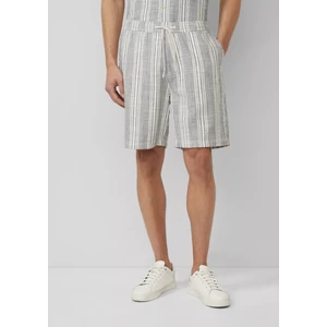 Kép 3/3 - Detroit: Bermuda shorts with textured stripes and drawstring