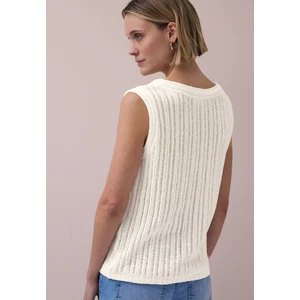 Kép 2/6 - Ing - knit look v-neck vest - 2604