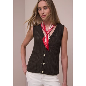 Kép 7/7 - Ing - knit look v-neck vest - 2604