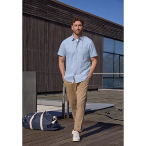 Kép 3/6 - ING - 2 tone cotton linen shortsleev - 2604