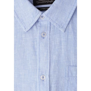 Kép 5/6 - ING - 2 tone cotton linen shortsleev - 2604