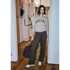 Kép 3/6 - OTLT Nadrág - Studio_Wide Leg MW Salt and Pe - 2512