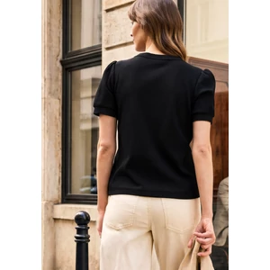 Kép 2/5 - Póló - LTD_Studio_rib shirt w.deco bu - 26FS