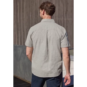 Kép 2/7 - ING - 2 tone cotton linen shortsleev - 2604