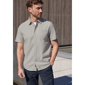 Kép 6/7 - ING - 2 tone cotton linen shortsleev - 2604