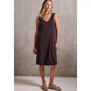 Kép 4/6 - Ruha - Jersey Dress w. Knot detail_so 2506