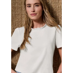 Kép 1/6 - Ing - frill neck shirt w.puff sleeve - 2607