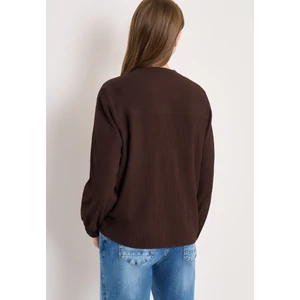 Kép 3/6 - Blúz - Solid Structured Blouse Jacket 2603