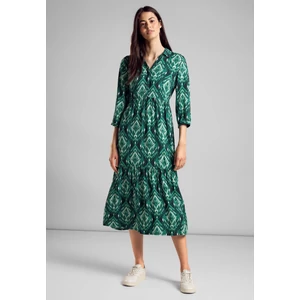 Kép 1/4 - Póló - OTLT Shirt collar maxi Volant Dress 2405