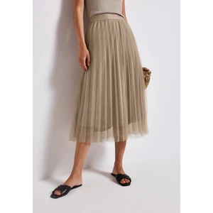 Kép 4/6 - Szoknya - Midi Plissee Tuell skirt solid 2505