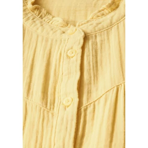 Kép 6/6 - Blúz-Ing - Buttoned muslin blouse w frill 2505