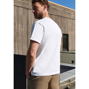 Kép 2/6 - Póló - T-Shirt, slub, turn up - 2606