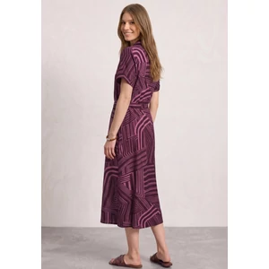Kép 2/5 - Ruha - Bowling collar Shirt Dress_AOP - 2607