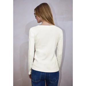 Kép 3/6 - Póló - LTD QR_Studio_rib shirt w.fron 2511 WS02
