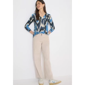 Kép 4/6 - Ing - Cosy Melange AOP V-Neck 2602