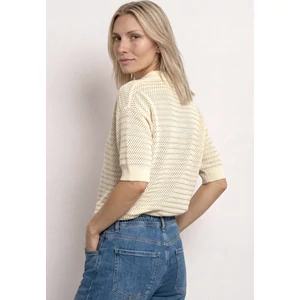 Kép 2/5 - Pulóver - polo sweater stripes - 2604