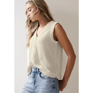 Kép 1/7 - Ing - knit look v-neck vest - 2603