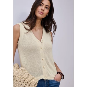 Kép 6/7 - Ing - knit look v-neck vest - 2603