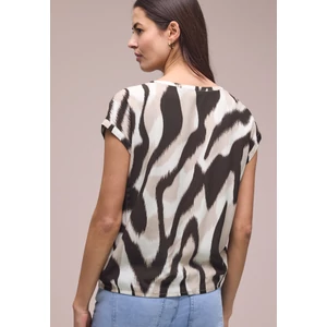Kép 2/7 - Blúz - Roundneck shirtblouse w tape d - 2604