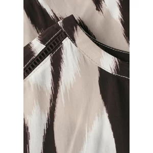 Kép 5/7 - Blúz - Roundneck shirtblouse w tape d - 2604