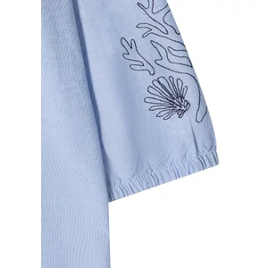 Kép 5/7 - Blúz - Chambray Deco Blouse - 2604