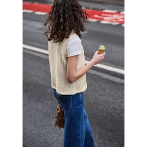 Kép 2/7 - Póló - knit look rib vest - 2603