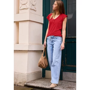 Kép 3/7 - Póló - shirt w.button panel and volan - 2604