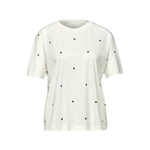 Kép 4/7 - Póló - allover heart print shirt - 2604