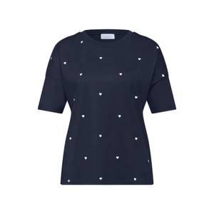 Kép 4/7 - Póló - allover heart print shirt - 2604