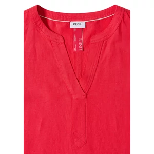 Kép 5/7 - Ruha - LI/CV_Solid Split Neck Dress - 2605