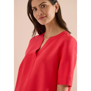 Kép 7/7 - Ruha - LI/CV_Solid Split Neck Dress - 2605
