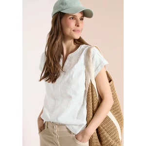 Kép 1/7 - Blúz - Solid Embroidery Blouse - 2605