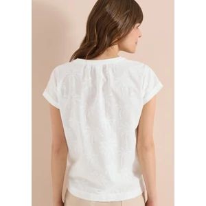 Kép 2/7 - Blúz - Solid Embroidery Blouse - 2605