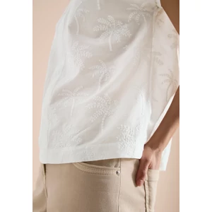 Kép 6/7 - Blúz - Solid Embroidery Blouse - 2605