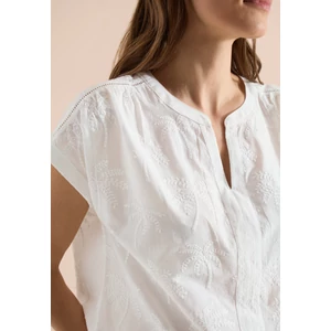 Kép 7/7 - Blúz - Solid Embroidery Blouse - 2605